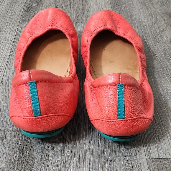 Tieks By Gavrieli‎ Poppy Orange Colar Leather Ballet Flat - Picture 5 of 12